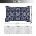 thumbnail image 2 of KLL Geometry Flower Pillow Covers Envelope Closure,Super Soft and Cozy Fuzzy Fleece Pillow Case Cover (No pillow core） 20"x30", 2 of 5