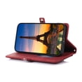 thumbnail image 4 of Crossbody For Google Pixel 8 Pro Wallet Case [Cards Theft Scan Protection] Card Holder Zipper PU Leather Flip Kickstand Cover Shoulder Strap & Short Wrist Strap Magnetic Phone Cover,Red, 4 of 10