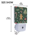 thumbnail image 4 of Yayeee LED Plug in Night Light for The Home with Auto Dusk to Dawn Light Sensors, 2 Pack, Christmas Gingerbread, 4 of 6