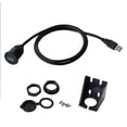 thumbnail image 1 of Adaptador de base Usb de montaje empotrado a prueba de agua, puerto Usb 3,0, Cable de extensión macho a hembra para coche y motocicleta LingWen 9024715696571, 1 of 1