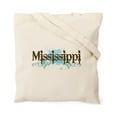 thumbnail image 2 of CafePress - Grunge Blue Mississippi Tote Bag - Unisex Canvas Tote Bag, Beige, 1-Piece, 2 of 7