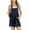 Navy, variant on GILIGEGE Women's Summer Jumpsuits Short Overalls Casual Rompers Beach Fashion Vacation Ouitfits Sleeveless Jumpers 2025 Adjustable Strap Loose Linen Short Bib Overalls Jumpsuit Rompers Short Overalls