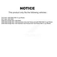thumbnail image 2 of TOR Front Lower & Upper Suspension Ball Joints Kit for Car Dodge Ram 1500 - Left Right Side (Driver Passenger) KTR-101827, 2 of 2