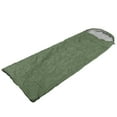 thumbnail image 4 of Envelope Design for Camping, Hiking & Backpacking, Military Green Waterproof Hooded Adult Outdoor Sleeping Bag, 4 of 8