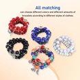thumbnail image 4 of Multicolor Beads Bracelet, Stackable Bohemian Bracelet Alloy And Acrylic Wide Application Multilayer  For Vacation For Party For Women, 4 of 8