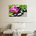thumbnail image 2 of Elephant Stock Zen Stones For Spa Wall Art - Horizontal Canvas Wall Art - Living Room Wall Decor - Wellness Canvas - Green And Black Decor - 36" x 24", 2 of 8