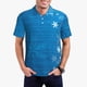 thumbnail image 1 of Balery Blue Christmas Camisa Polo de Hombre con Estampado, de Manga Corta y Tejido Medio, Camisa Tipo Golf Polo-Small, 1 of 6