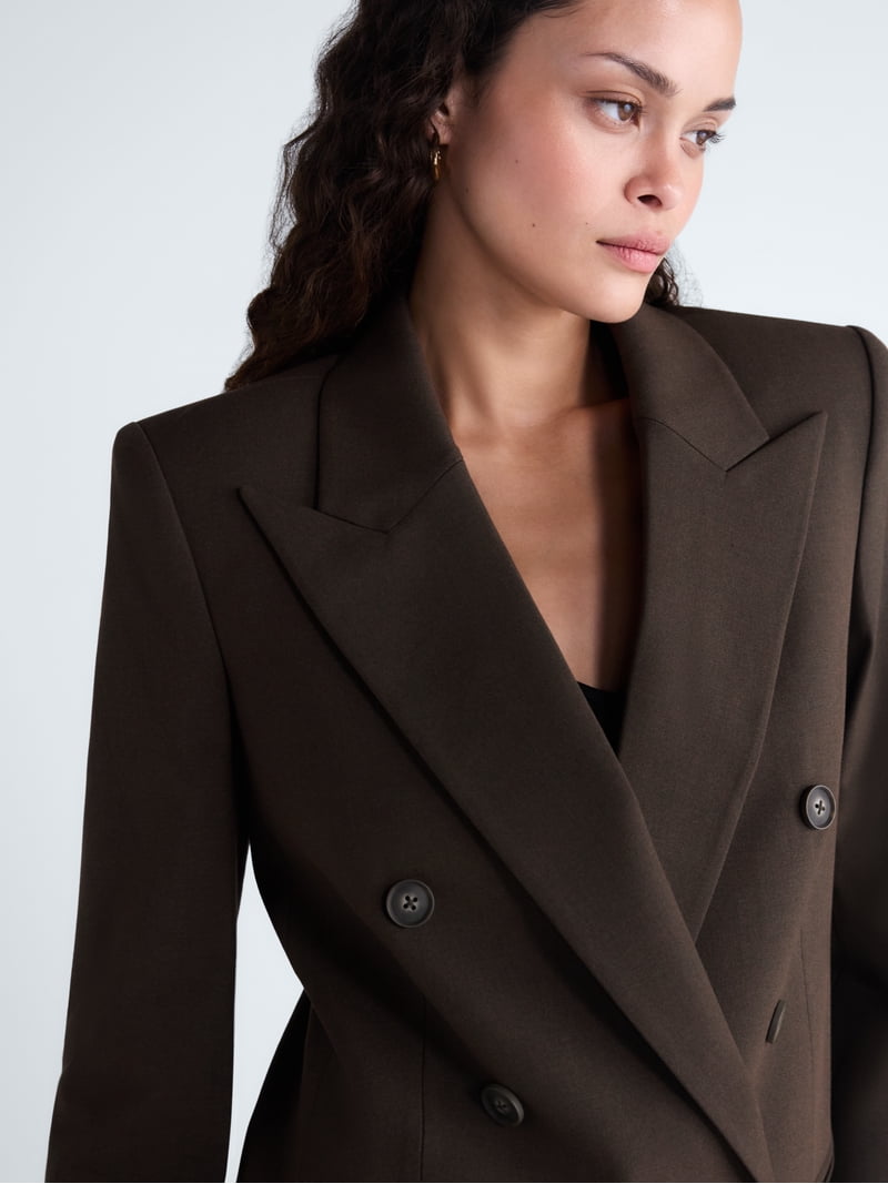 ジャケット・アウター 23SS DoubleLapeledDouble Breaste Scoop Double Breasted Blazer, Pink, XXL, 68% Polyester - Walmart.com