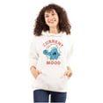 thumbnail image 3 of Sleepy Smurf Current Mood Tired Lazy Hoodie Sweatshirt Women Men Brisco Brands L, 3 of 6