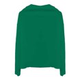 thumbnail image 4 of MKLEKYY Espadrilles Montantes pour Femmes Col Mélangé Manches Longues T-Shirt Ajusté pour Automne et Hiver, 4 of 4