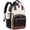 Beige-black-brown 15.6, variant on Laptop Backpack for Women with Giant Tumbler Holder Pocket,15.6 inch College Book Bag Nurse Teacher Backpack,Waterproof Work Travel Backpack Purse Laptop Computer Bag