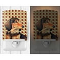thumbnail image 2 of Caroline's Treasures LH9121CNL Dachshund Fall Leaves Portrait Ceramic Night Light, 6x4x3", multicolor, 2 of 2