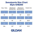 thumbnail image 5 of Gildan Men's Fleece Elastic Bottom Sweatpants, Style G18200, 1-Pack, Black, Small, 5 of 5
