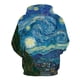 thumbnail image 4 of Sudadera con capucha con estampado 3D de pintura al óleo de Van Gogh con noche estrellada para mujeres y hombres, sudaderas holgadas de gran tamaño para hombres, sudaderas para hombres, 4 of 5