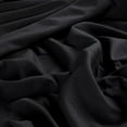 thumbnail image 3 of 3 Pieces Microfiber Toddler Bed Sheet Set, Easy care and Breathable Crib Bedding Set for Boys and Girls, Black, Include Crib Fitted Sheet, Flat Sheet, Envelope Pillowcase, 3 of 5