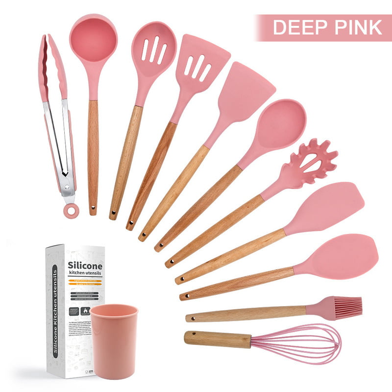 Smirly Silicone Kitchen Utensils Set with Holder: Silicone Cooking Utensils  Set for Nonstick Cookware, Kitchen Tools Set, Silicone Utensils for Cooking  Set Kitchen Set for Home Kitchen Accessories Set