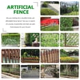thumbnail image 4 of FUTUREORYY Imitation Wood Fence for Yard Fence Adornment in Rustic Style 40Pcs, 4 of 5