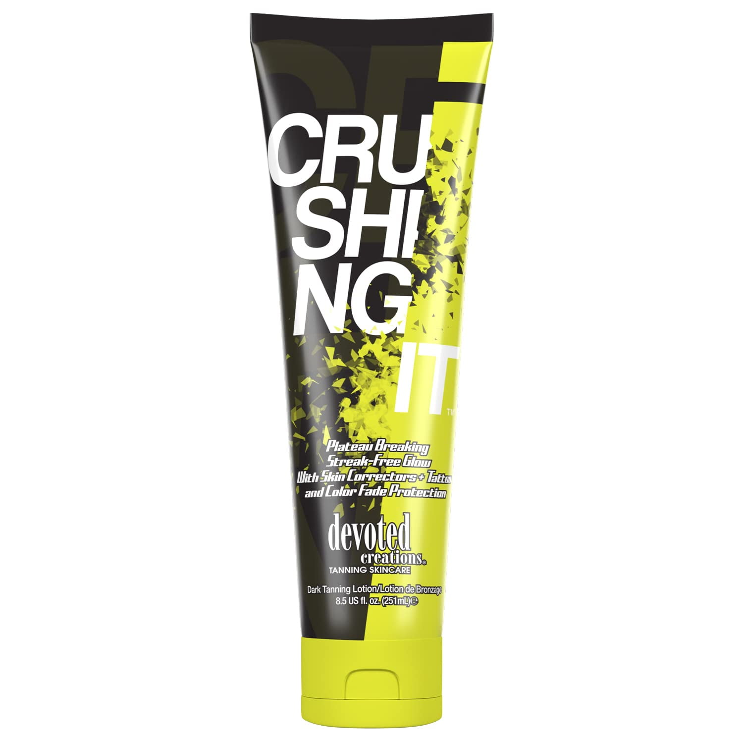 New Devoted Creations Crushing It Dark Tanning Lotion 8.5 oz