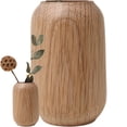 thumbnail image 7 of vlrwzc Rustic Wooden Vase Table Flower Stand Vase Ornament Handmade Vase Decor For Dinner Parties Home Holidays And Wedding, 7 of 7