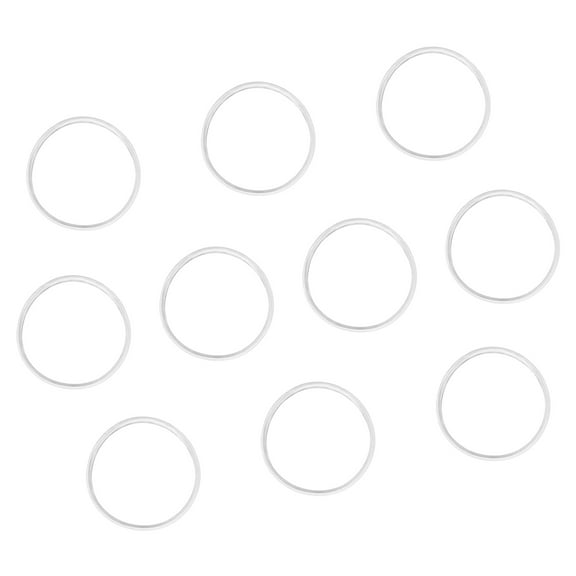 10Pcs Silicone Tumblers Lid Gaskets Rings Replacement Travel Mugs Lid Gaskets O Shape Resealable Lid Gaskets Enduring