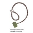 thumbnail image 3 of Mobile Phone Neck Rope Adjustable Metal Snap Buckle Anti-lost Holder Lanyard with Adhesive Card Outdoor Travel Hiking B, 3 of 5