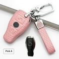 thumbnail image 1 of Car Key Fob Cover Case Protector Leather Car Remote Key Fob Cover Case For Mercedes Benz GLK GLA GLC CLA CLS CLK, 1 of 9