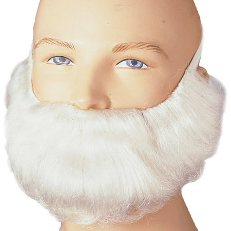 Short White Beard and Moustache Adult Halloween Accessory