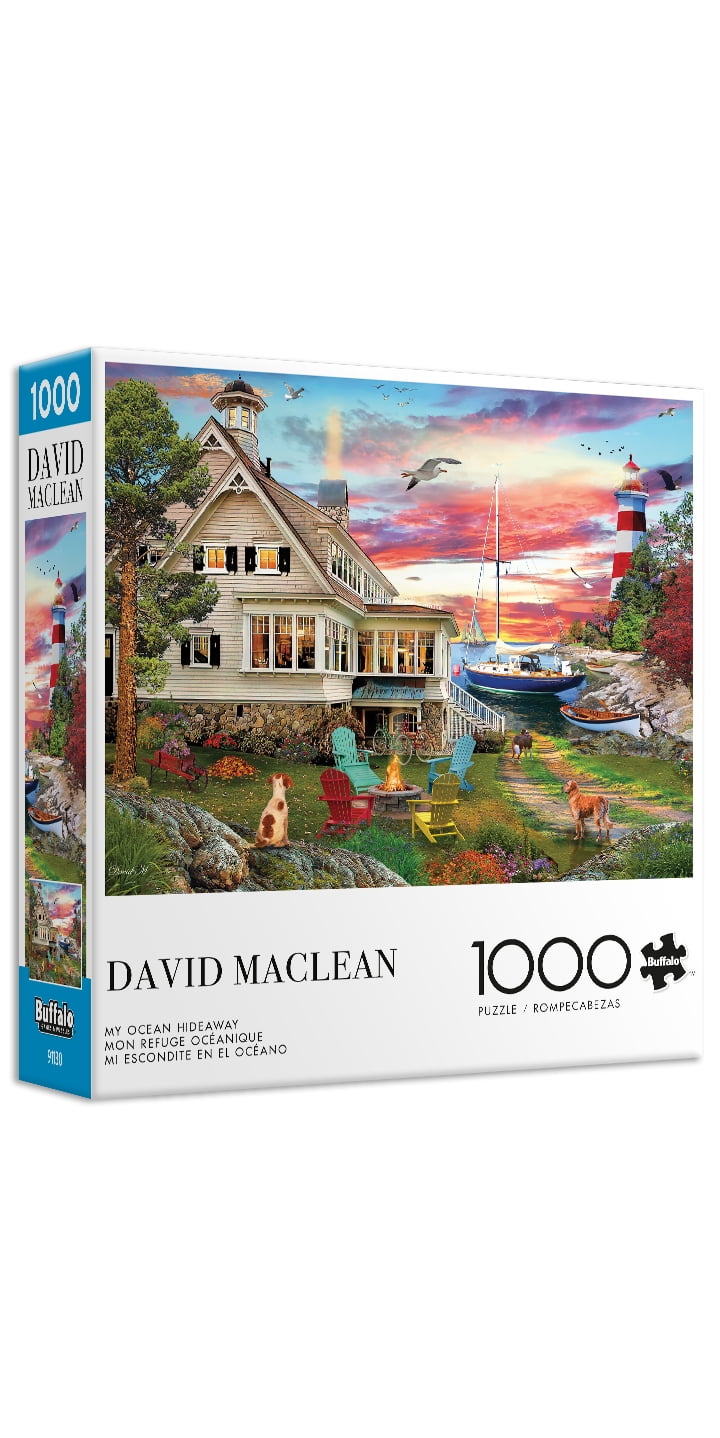Buffalo Games My Ocean Hideaway 1000-Piece Interlocking Jigsaw Puzzle for Adults Ages 14-99 Years