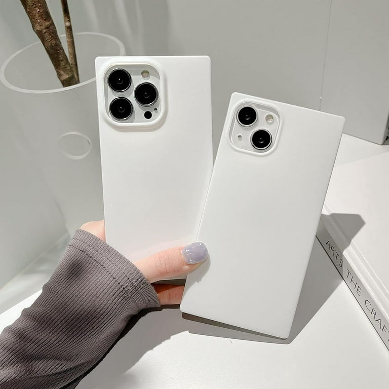 ホワイト iPhone14 ProMax ケース マット 白 6.7 カバー White iPhone 14 Pro Max Case,Luxury Glossy Milk Color Sleek Pure