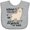 AC-Heather Grey, variant on Inktastic Nonna's You Say Alpaca My Bags Boys or Girls Baby Bib