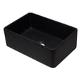 thumbnail image 4 of ALFI Brand AB3020SB-BM Évier de Cuisine de Style Ferme en Argile de Feu Simple Réversible de 30 Po - Noir Mat, 4 of 10