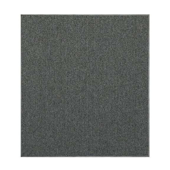 Furnishmyplace Modern Indoor/Outdoor Commercial Solid Gray Color, Area Rugs 4' x 4'