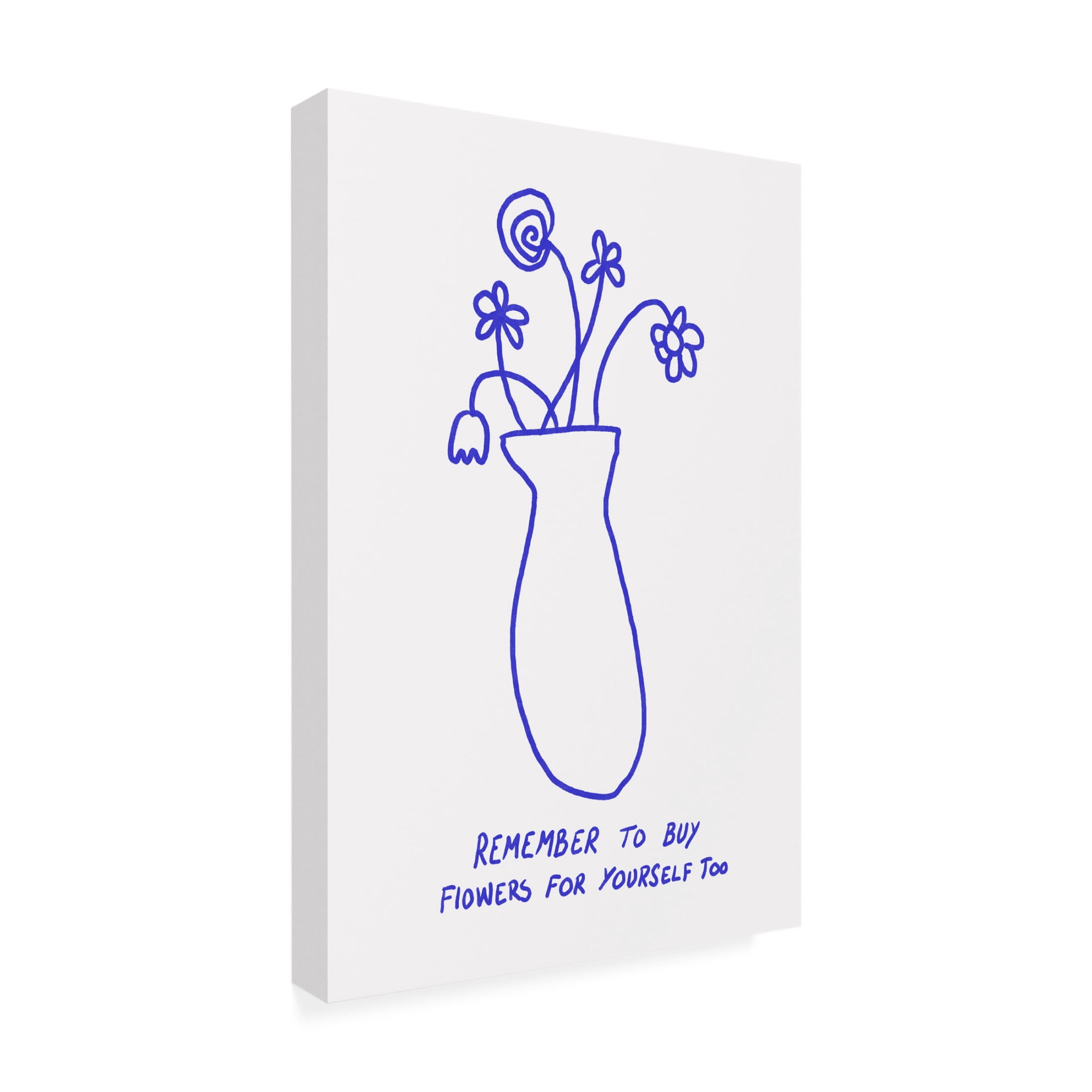 Trademark Fine Art Athene Fritsch  Buy Flowers for Yourself Canvas Wall Art