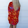 thumbnail image 6 of WXLWZYWL Womens Halloween Cardigan Plus Size Open Front Lightweight Pumkin Bat Spide Web Ghost Witch Print Blouse Cute Spooky Pattern Cardigans, 6 of 6