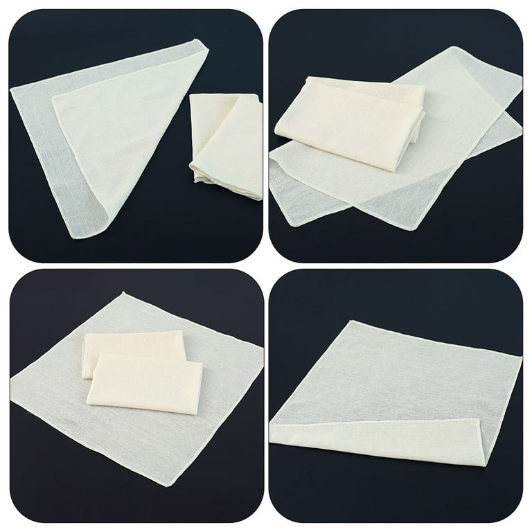 Cheese Cloth| Cheese cloths for Straining| Unbleached Cotton| Cheese cloth  for Cooking| Nut Milk Bag, Reusable Strainer, Filter Muslin Cloth for