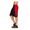 Black With Red Cut, variant on Men's and Big Men's 9" Active Shorts, Mesh Athletic Gym shorts with pockets, Sizes up to 3X
