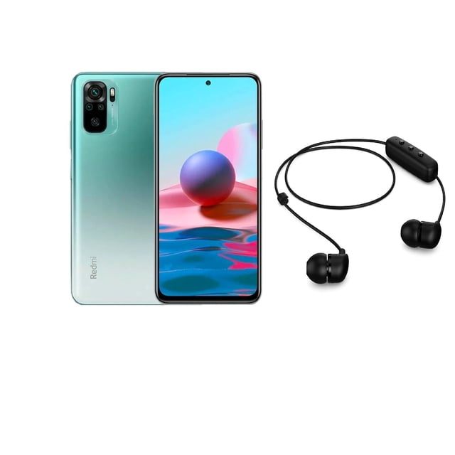 Xiaomi Redmi Note 10 Dual Sim 64 Gb Verde Lago 4 Gb Ram + AUDIFONOS INLAMBRICOS DE REGALO Xiaomi NOTE 10 VERDE 64GB + AUDIFONOS
