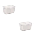 thumbnail image 3 of Contenedores de Almacenamiento Wosthever Opciones Multifuncionales Refrigerador Blanco L 2Conjunto, 3 of 6
