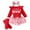 Red, variant on TOOYOU Girls Valentine'S Day Outfits Long Sleeve Romper Blomers Tutu Skirt Socks Headband 4Pcs Sweet Girl'S Clothing Set Red Size 18-24 Months
