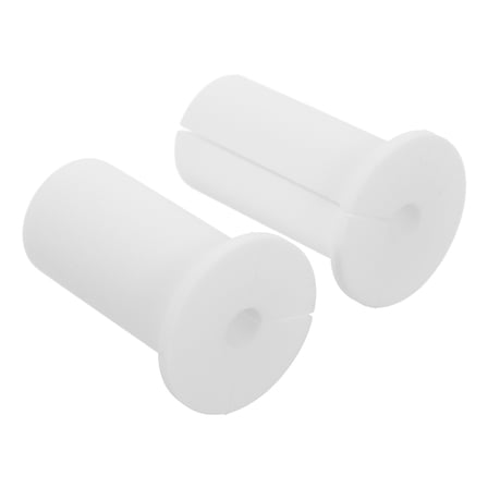 NICEXMAS 2Pcs Silicone White Round Wall Hole Plug for Home Use 5.20X3.60X3.60CM