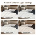 thumbnail image 7 of ODIKA Alfombras Minimalist Scandinavian Tonal Grid Block Para Habitacion for Queen Size Bedroom, Under Bed, Master Suite, Foldable Easy Care, 7 of 7