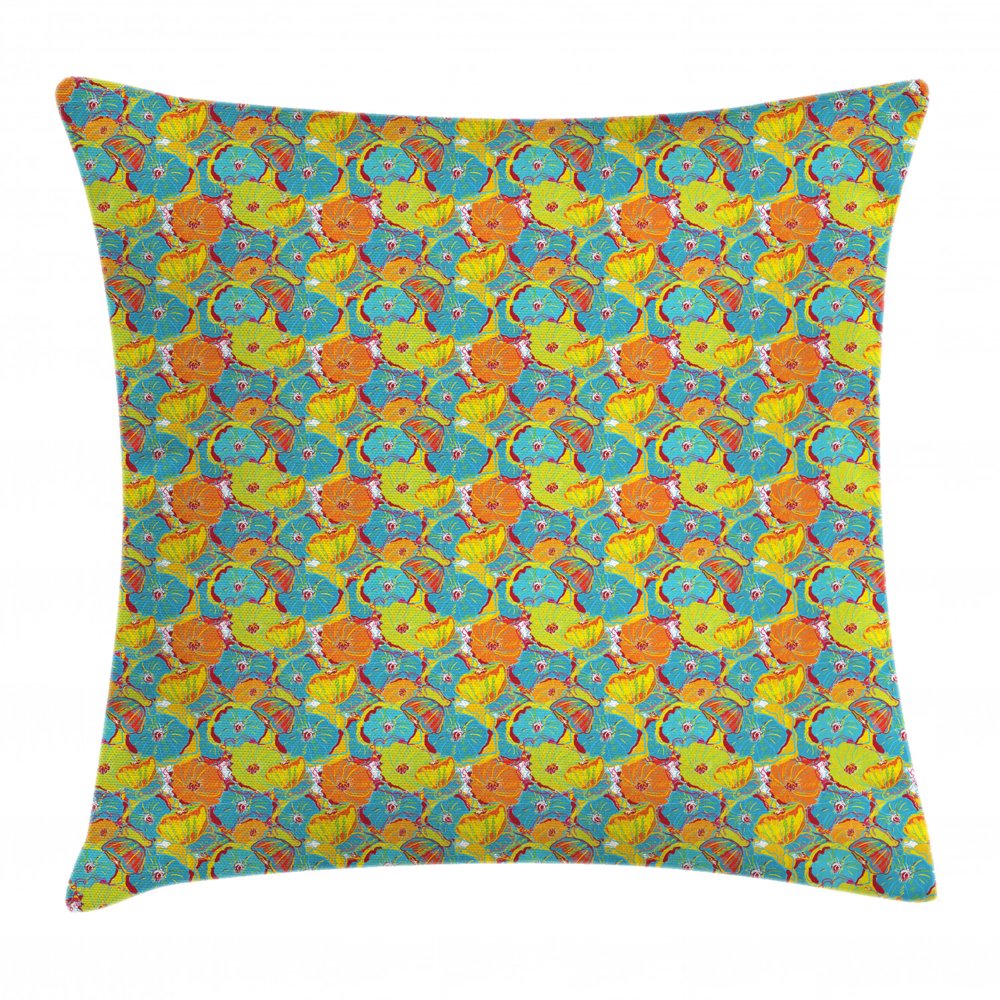 Download Poppy Throw Pillow Cushion Cover, Colorful Flowers ...