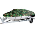 thumbnail image 1 of MesaSe Boat Cover All-weather Protection Full Covers with Adjustable Strip and Buckle Camouflage Style Yacht Outdoor Protection Cover Sunscreen Protection Dustproof&Waterproof Scratch-Res, 1 of 7