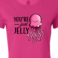 thumbnail image 4 of Inktastic You're Just Jelly with Pink Jellyfish Women's T-Shirt, 4 of 5