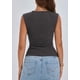 thumbnail image 2 of Top de Tirantes Acanalado PRETTYGARDEN para Mujer Gris Oscuro Talle S, 2 of 8