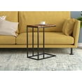 thumbnail image 3 of Safdie & Co. Table D'Appoint 20L En Forme De C Bois Brun Récupéré Métal Noir, 3 of 4