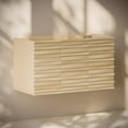 thumbnail image 4 of Cascade 36" Wall-Mounted Bathroom Vanity Cabinet without Top in Natural Oak, 4 of 7