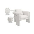 thumbnail image 2 of Meridian Furniture Stylus Cream Boucle Fabric Accent Chair, 2 of 8