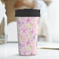 thumbnail image 6 of Logiee colorful Butterflies Print Stainless Steel Coffee Tumbler, Travel Coffee Mug, Insulated Coffee Mug with Lid, Spill Proof Coffee Cup, Portable Thermal Mug, 6 of 8