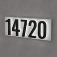 thumbnail image 2 of 5-Inch Mounting Plate for Lighted Address Numbers by LN LUMANUMBERS, Durable Stainless Steel, (for 5 Numbers, Bronze), 2 of 3